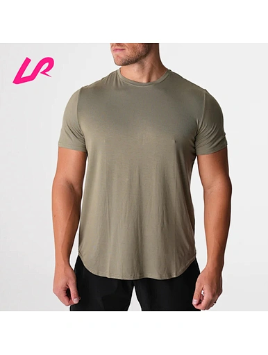 green fitted t shirt